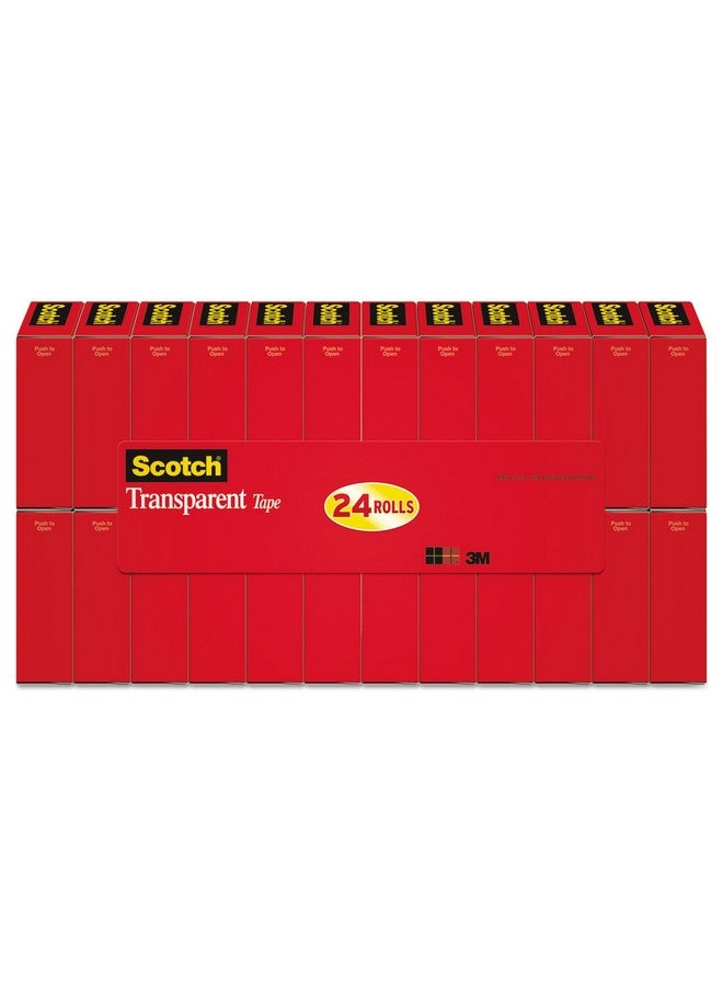 Scotch  Transparent Tape, 1 Box, 1 In X 2592 In, (600) - Image 3