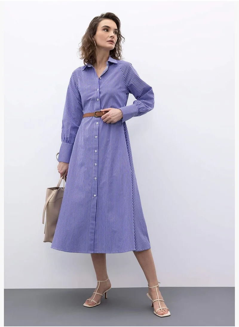 DeFacto Woman Long Sleeve Woven Dress