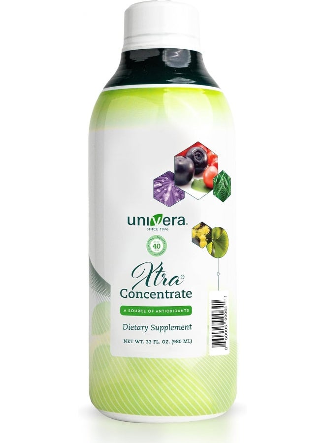Univera إكسترا تركيز، مركب فيتامين ب، طاقة حيوية، 15 مكون طبيعي، إدارة التوتر، تحسين صحة المفاصل، حماية معززة من الأكسدة، سائل، إمداد لمدة 30 يوم، زجاجة 33 أونصة - Image 1