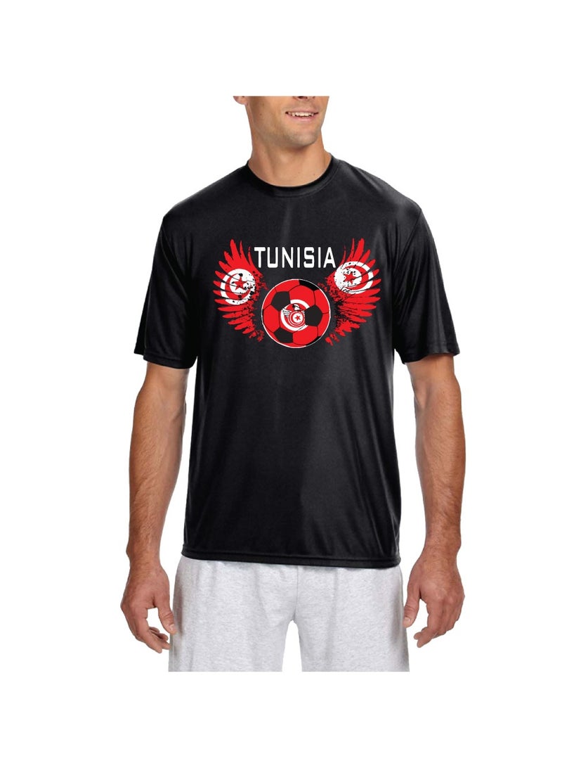 Tunisia Sports Dry Fit T-Shirt-Soccer Team Printed  Jersey T-Shirts For Men And Women-Combo Pack  - Image 2