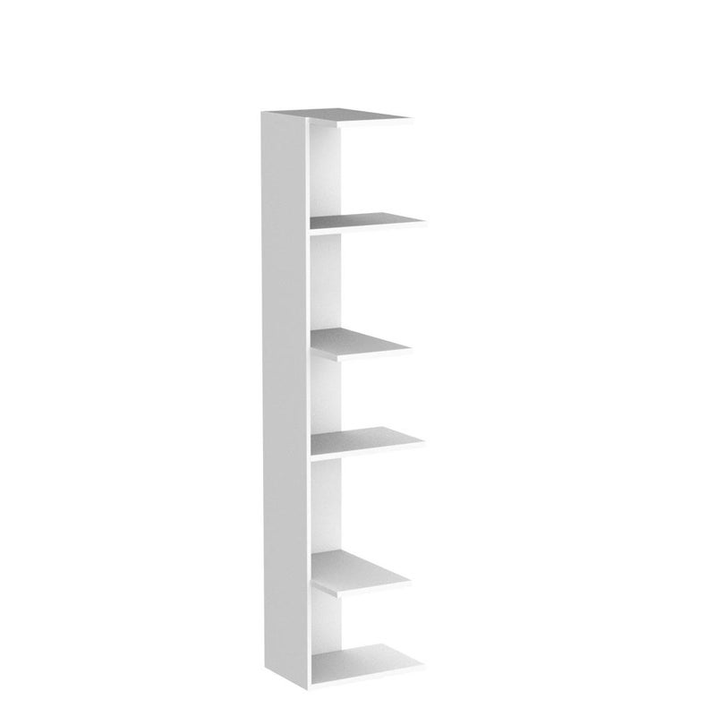 Redwud Redwud Kane Engineered Wood Bookshelf for Books Multipurpose Bookcase Wooden Modern Book Display Rack Floating Shelves for Home Study Room Office White DIY - Image 5