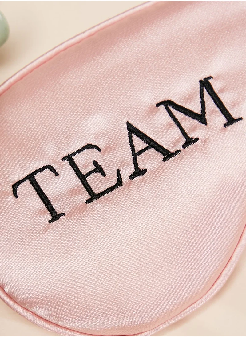 Ginger Ray Sleep Mask  - Team Bride - Pink