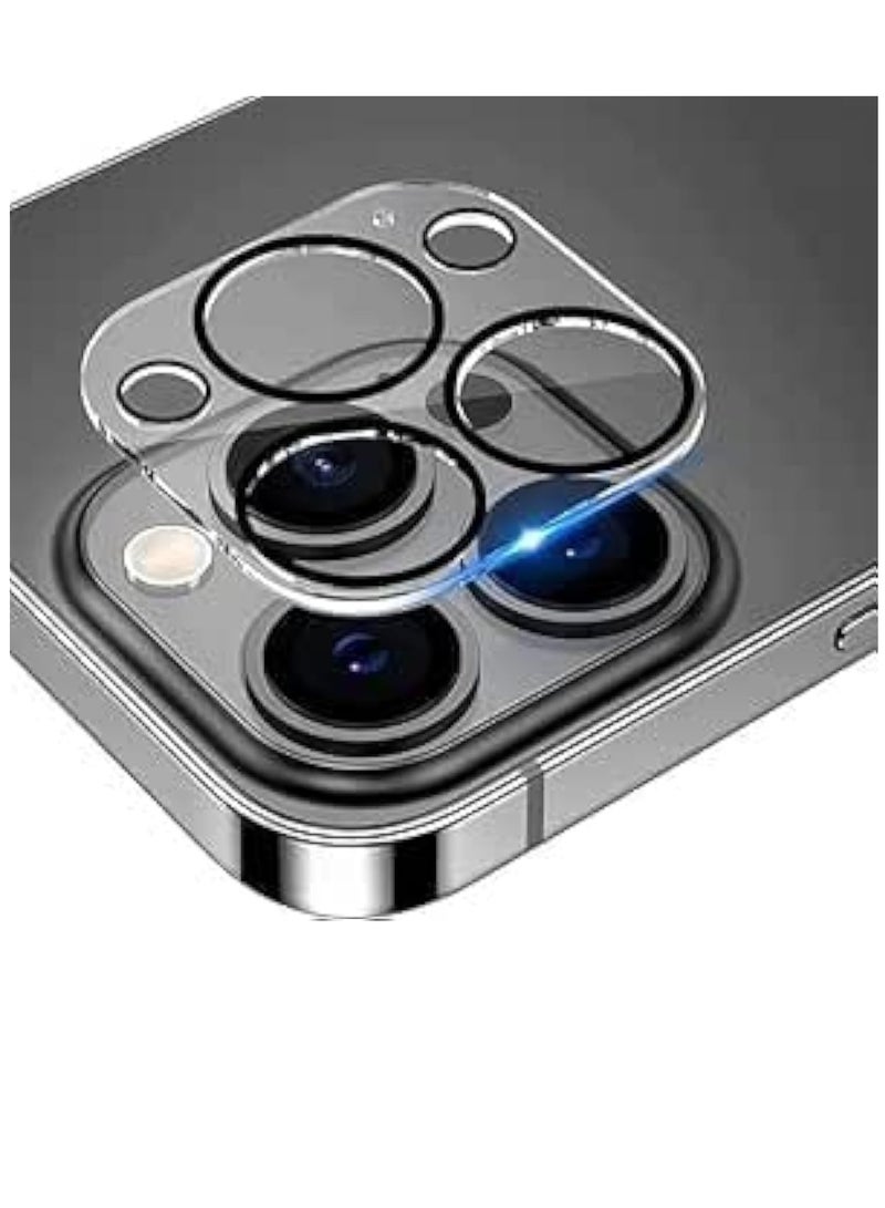 Transparent 9H Glass Camera Lens Protector Compatible for Apple iPhone (14 Pro / 14 Pro Max)  - Image 1