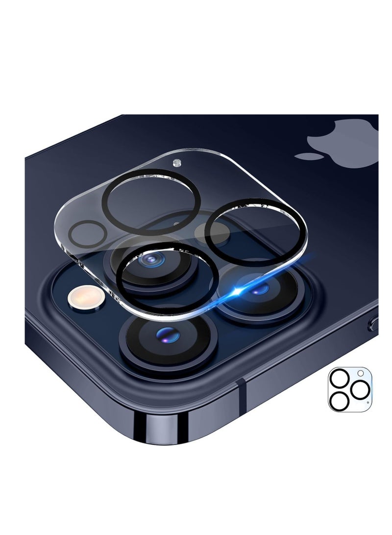 Transparent 9H Glass Camera Lens Protector Compatible for Apple iPhone (14 Pro / 14 Pro Max)  - Image 3