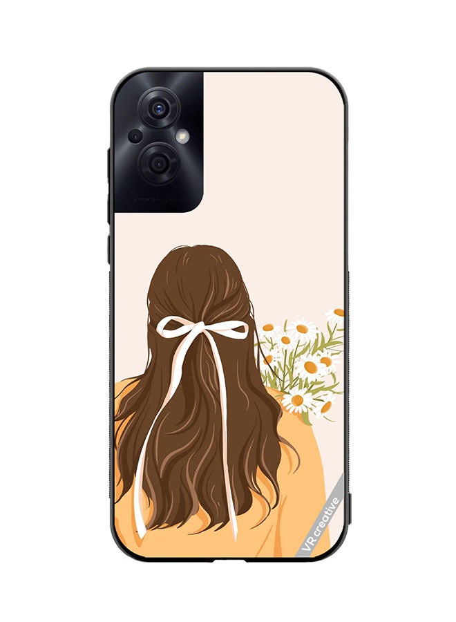 VR CREATIVE Protective Case Cover For Oppo Reno8 Z Girl Design Multicolour - Image 1