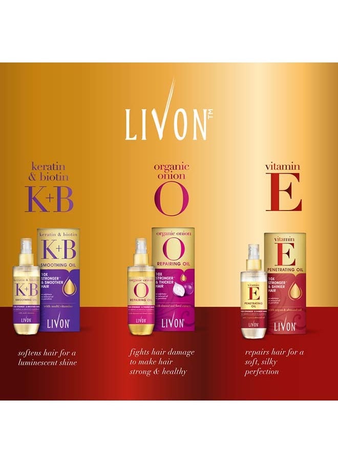 Livon Penetrating Serum Oil For Stronger And Shinier Hair 100ml  - Image 5
