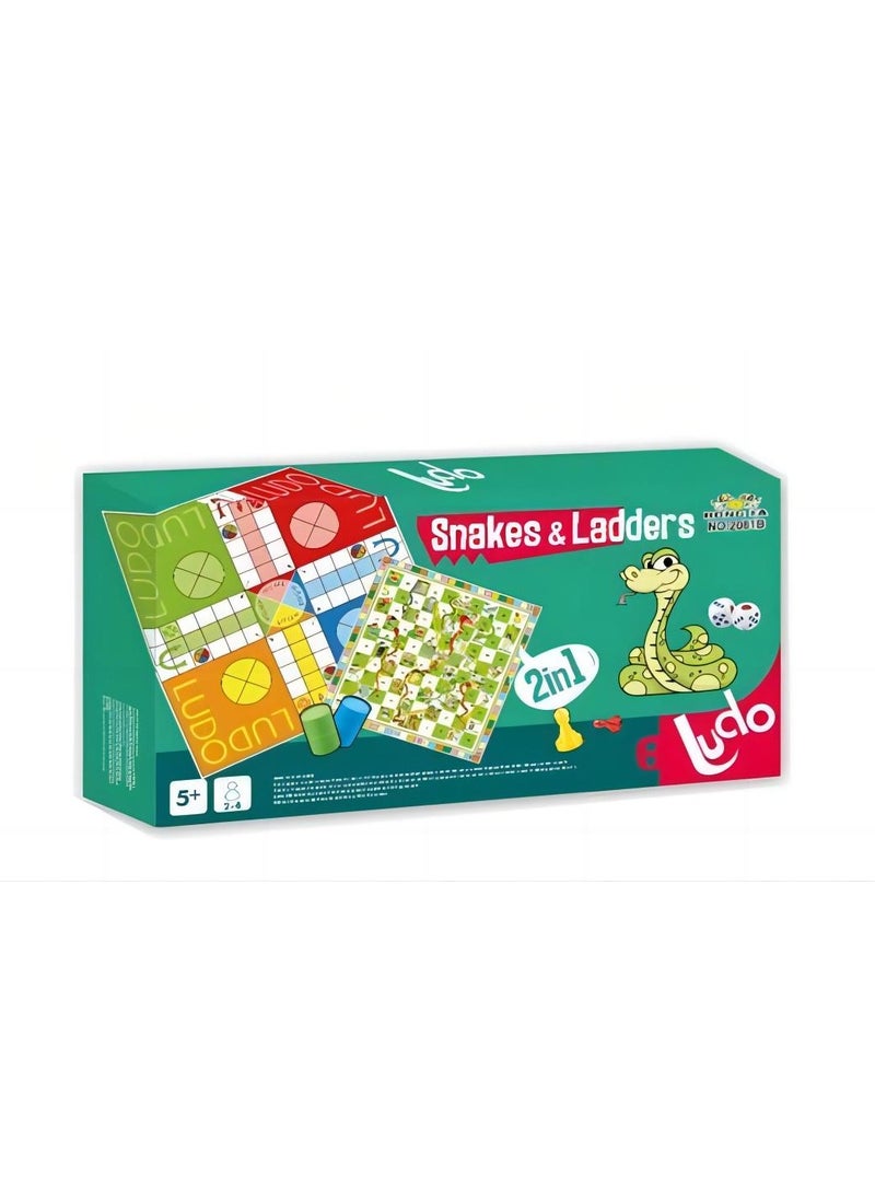 Y&D - 2 In1 Snake Ladder Chess Flying Chess Arabic Game Multi player Chess Puzzle Parent-Child Toy - Image 1
