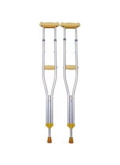 STARMED Adjustable Height Underarm Crutches, Aluminium, Double  - Image 2
