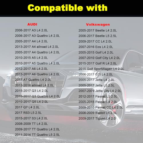 HY-SPEED PCV Diaphragm Repair Kit Compatible with 2005-2017 A3 A4 A5 A6 A7 Quattro allroad Beetle CC Eos Golf City R SportWagen GTI Jetta Passat Rabbit Tiguan Replaces 917-064 - Image 2