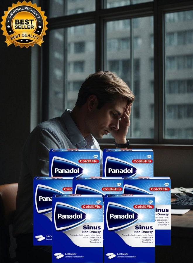 Panadol 7 Pieces Panadol Cold & Flu Sinus 24 Caplets - Image 1