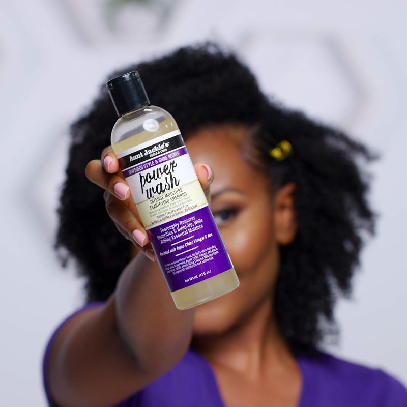 Grapeseed Style And Shine Recipes Power Wash Instense Moisture Clarifying Hair Shampoo, 12 Fl Oz - Image 2