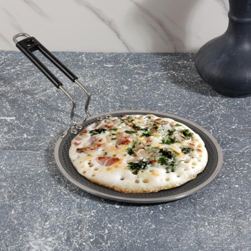 Platinum Triply Stainless Steel SAS Pro Tawa - Induction Friendly - Image 2