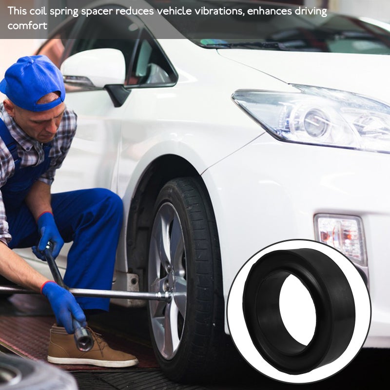 Coil Springs, Heavy Duty Rubber Spacer for Enhanced Car Stability, Easy Installation - Image 5