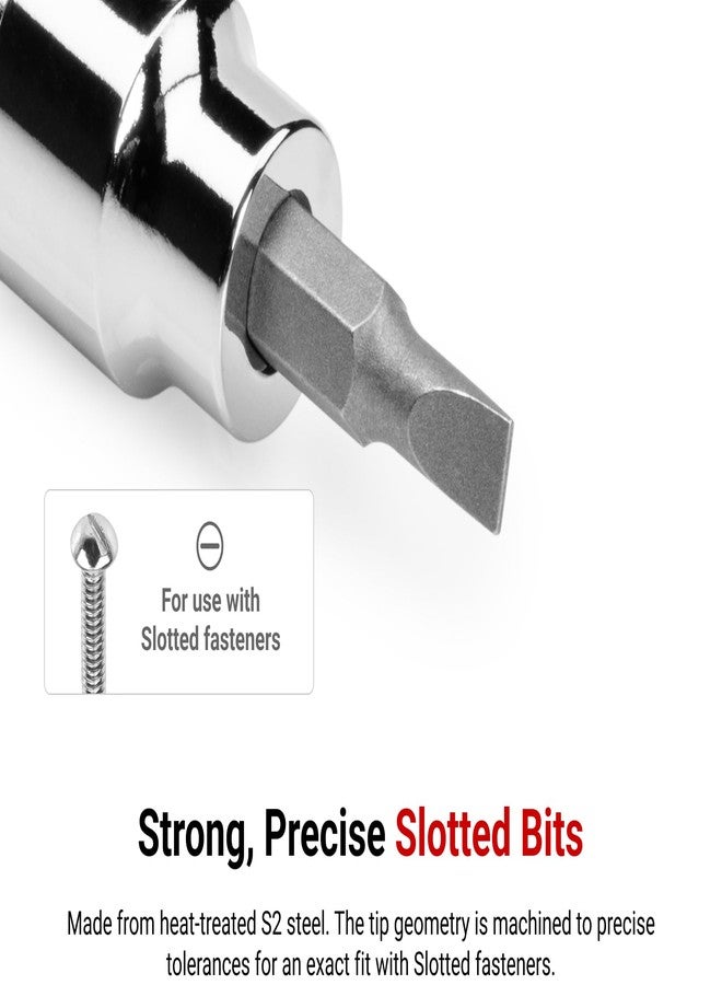 تيكتون TEKTON محرك 3/8 بوصة × مقبس بت مشقوق 3/8 بوصة | SHB10204 - Image 2