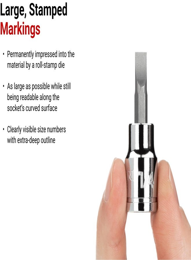 تيكتون TEKTON محرك 3/8 بوصة × مقبس بت مشقوق 3/8 بوصة | SHB10204 - Image 3