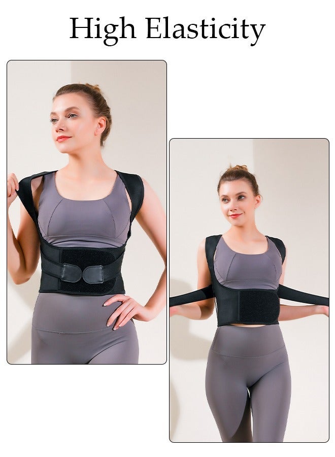 DUNISO Posture Corrector for Women, Back Brace Fully Adjustable & Comfy, Muscle Memory Support Straightener, Providing Pain Relief from Neck, Shoulder, and Upper and Lower Back - Image 5