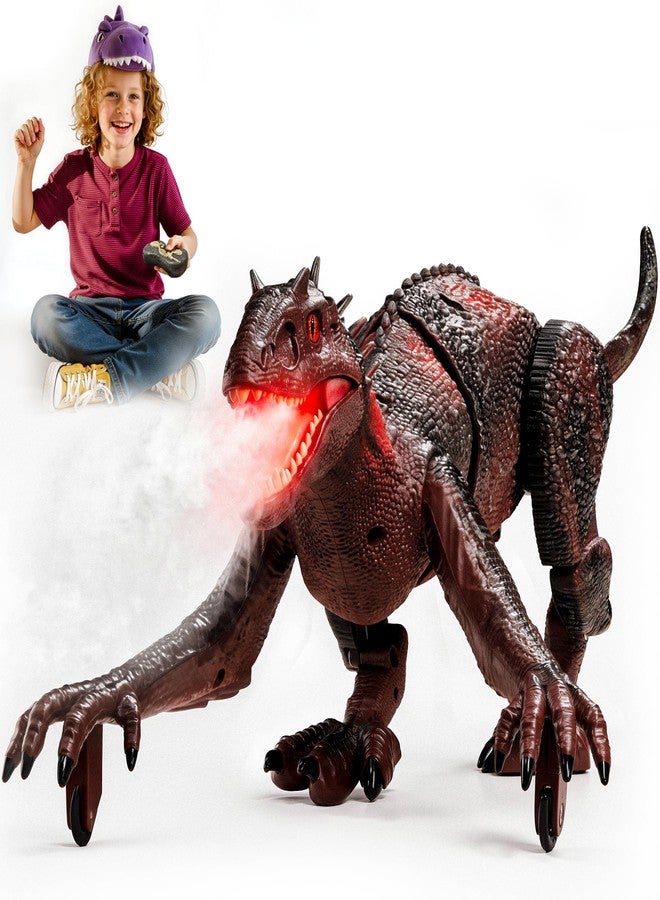Veeniix SM32S Remote Control Dinosaur Toys for Kids, 2.4GHz Big Size Dinosaur with Walking, Realistic Sounds, Demo Mode, Rechargeable Jurassic Toys for 6-7, 8-12, Birthdays, Parties, Children’s Day - Image 1