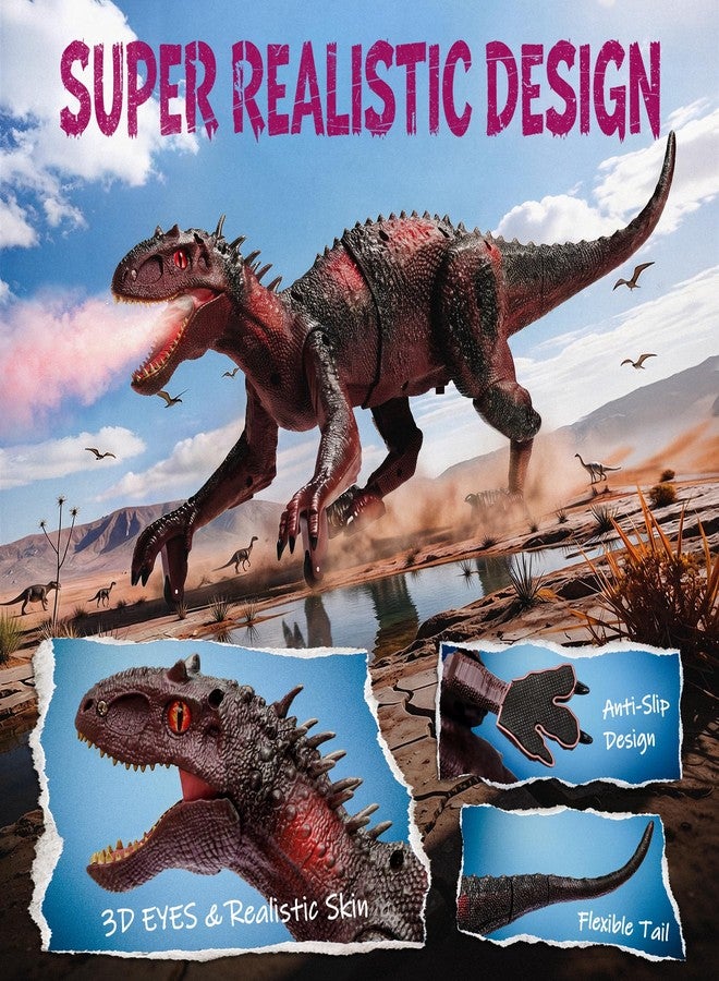Veeniix SM32S Remote Control Dinosaur Toys for Kids, 2.4GHz Big Size Dinosaur with Walking, Realistic Sounds, Demo Mode, Rechargeable Jurassic Toys for 6-7, 8-12, Birthdays, Parties, Children’s Day - Image 5