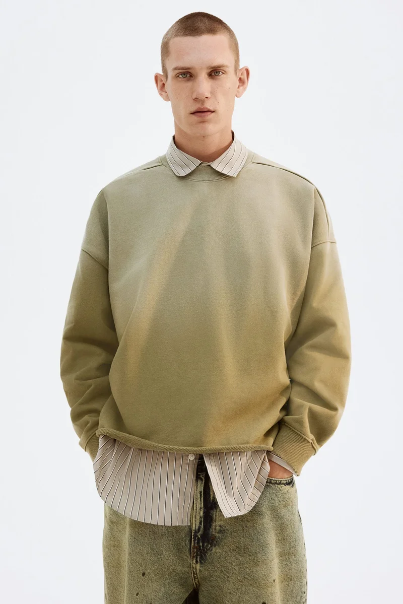 H&M Oversized Fit Washed sweatshirt