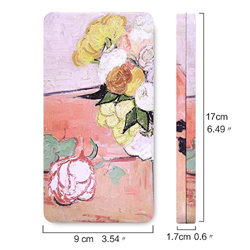 Qianshan 40Pcs Empty Half Pans with Magnetic Stripe Watercolor Paint Travel Tin Palette Case, Artist Paints Half Pan Kits for DIY Watercolor Oils or Acrylics Painting Art Drawing Champs Rose - Image 5