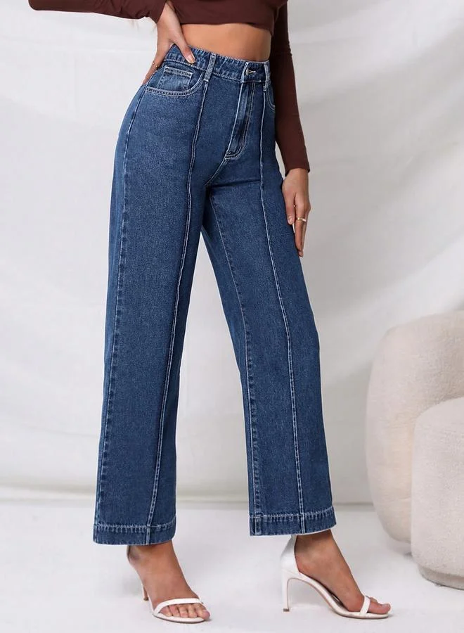 Kotty Kotty High-Rise Straight Fit Stretchable Jeans