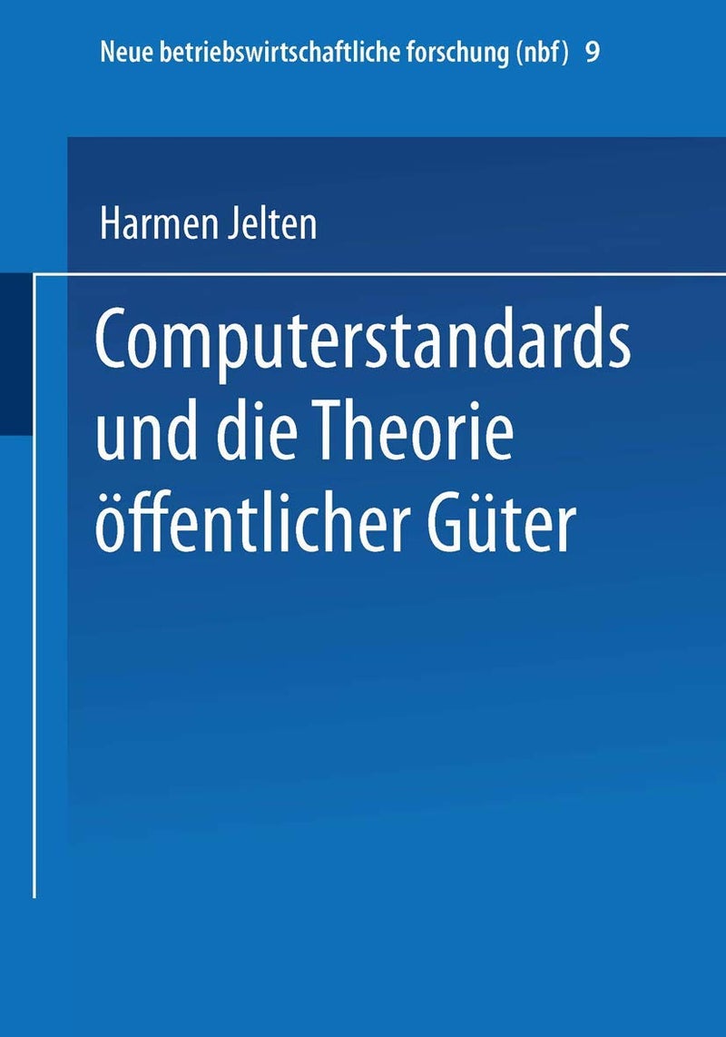 Computerstandards und die Theorie öffentlicher Güter 