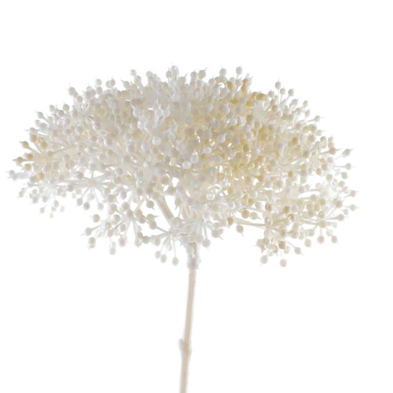 Pan Home Artificial Wild Little Fruit Stem 17.78x17.78x78.74cm - White - 221GJH9900004 - Image 3