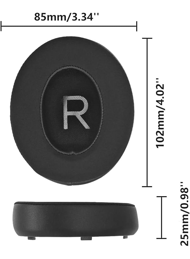 erorex Soft Cooling Gel Earpads Cushions Replacement For Bose 700 Nc700 Nc 700 Wireless Headphones，Memory Foam Ear Cups Repair Parts Black - Image 5
