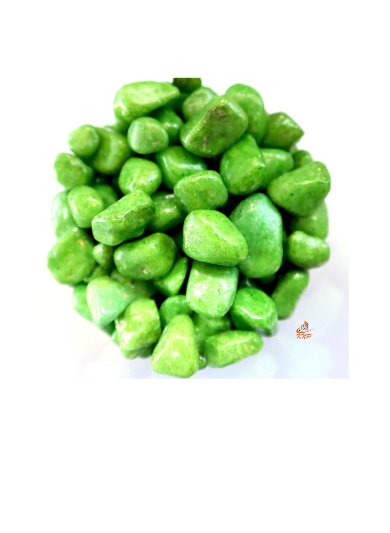 KNP Green Decorative Painted Pebbles Aquarium 10-15mm 5 kg - Image 3