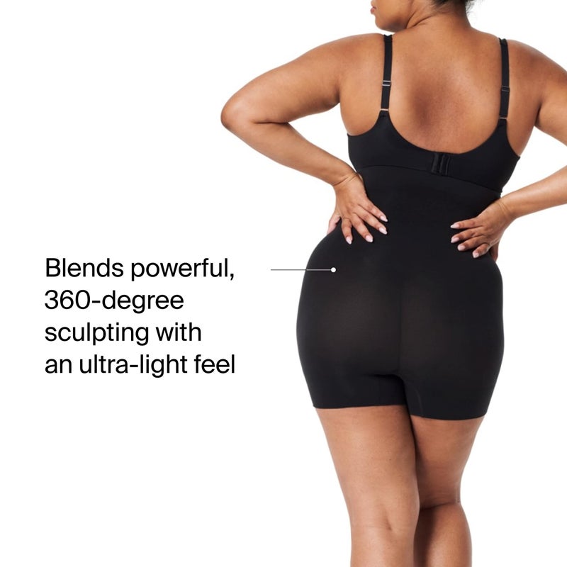 SPANX SPANXsculpt Seamless Power High-Waisted Shorty - For All Hemline Lengths - Core Control Shapewear - Seamless Underwear - Very Black - Medium - Image 4