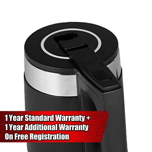 iBELL SEK170BM Premium Electric Kettle 1.7 Litre, 1500 Watt, Stainless Steel with Insulation, Auto Cut-Off (Black) - Image 2