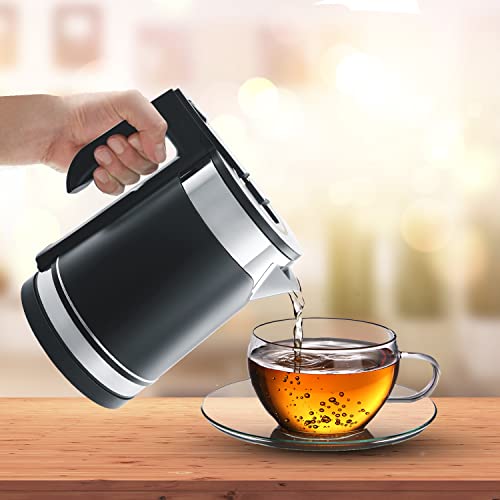 iBELL SEK170BM Premium Electric Kettle 1.7 Litre, 1500 Watt, Stainless Steel with Insulation, Auto Cut-Off (Black) - Image 5