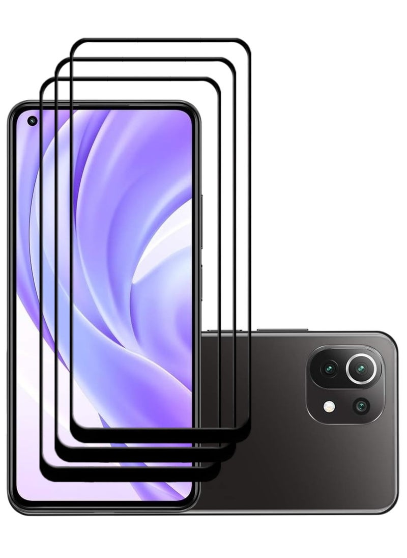 ACLIX 3 Pieces Antistatic ESD Dustproof Premium Quality High Definition Tempered Glass Screen Protector Designed For Xiaomi Mi 11 Lite - Image 1