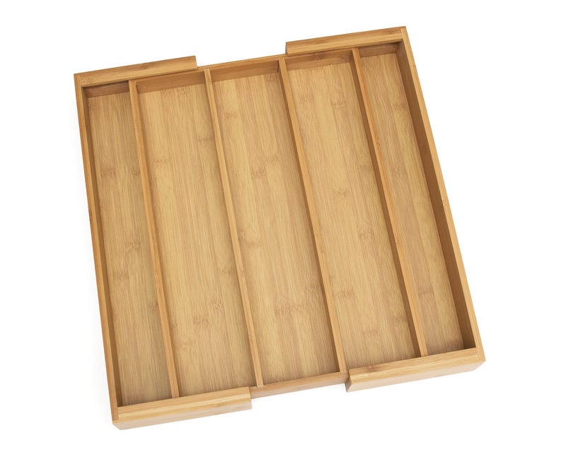 Lipper International 8892 Bamboo Wood Expandable to 22-1/4" Utensil Organizer - Image 3