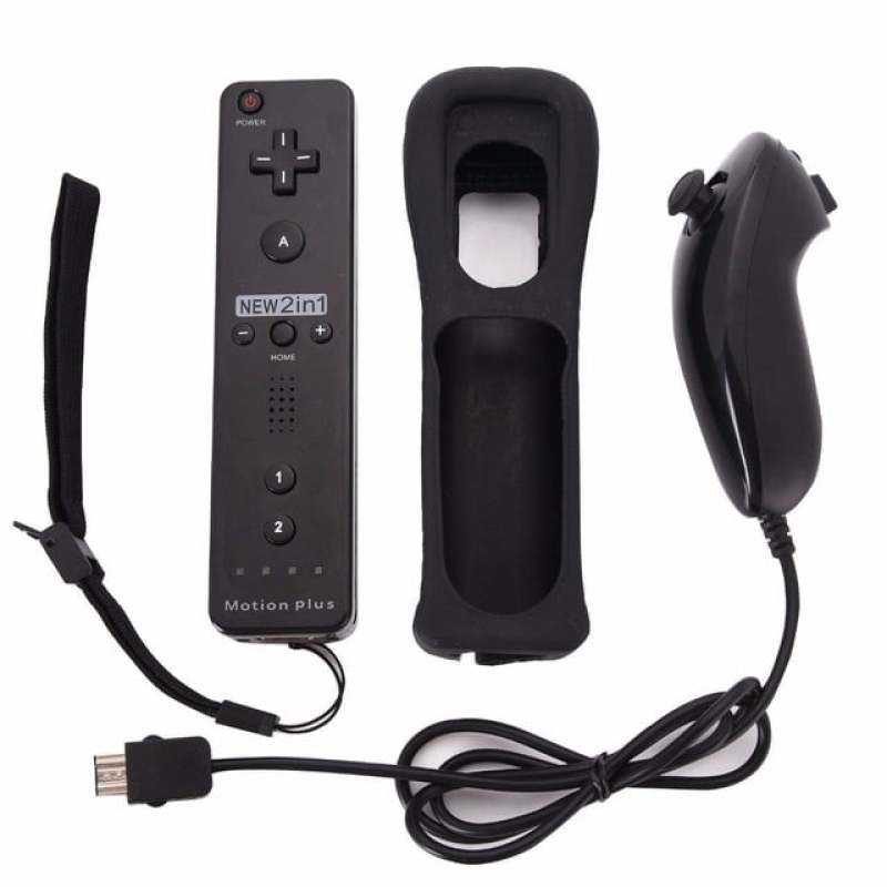 Wireless Wii Controller: Black Ergonomic Grip - Precise Motion Tracking - All-In-One Package for Family Home Entertainment Gaming Sessions - Image 4