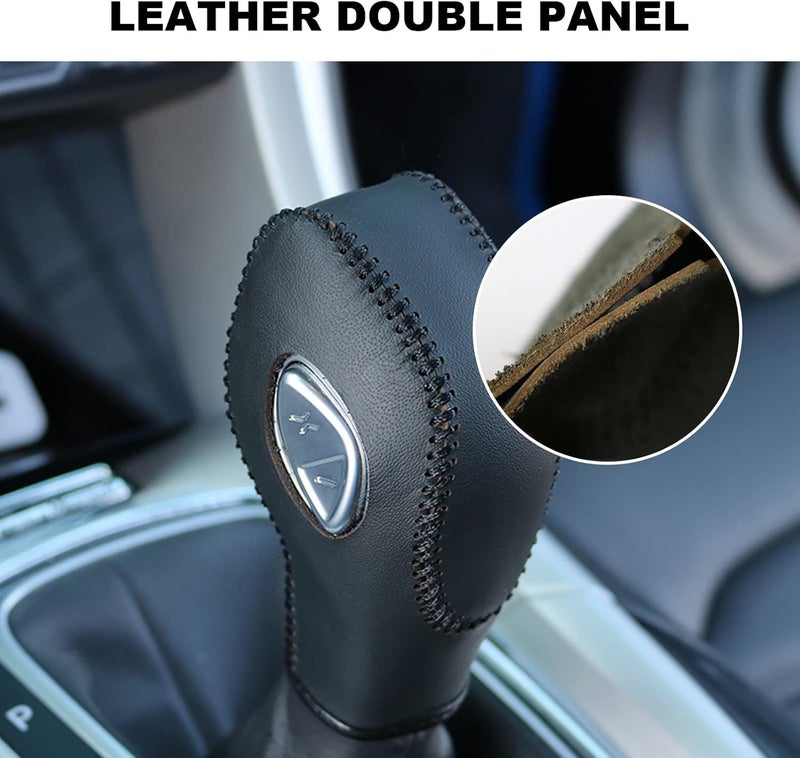 EATAKWARD Carbon Fiber Gear Shift Knob Cover for Ford - Image 2