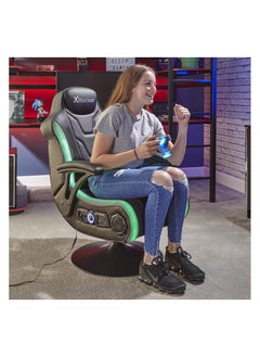 إكس روكر كرسي الألعاب X Rocker Monsoon RGB 4.1 ستيريو مع صوت محيطي وإضاءة LED نابضة بالحياة - أسود  - Image 5