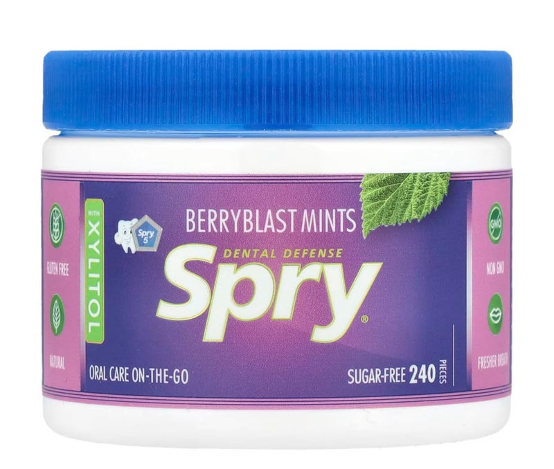 إكسلير حلوى نعناع Xlear وSpry وBerryblast مع الإكسيليتول، خالية من السكر، 240 قطعة - Image 1