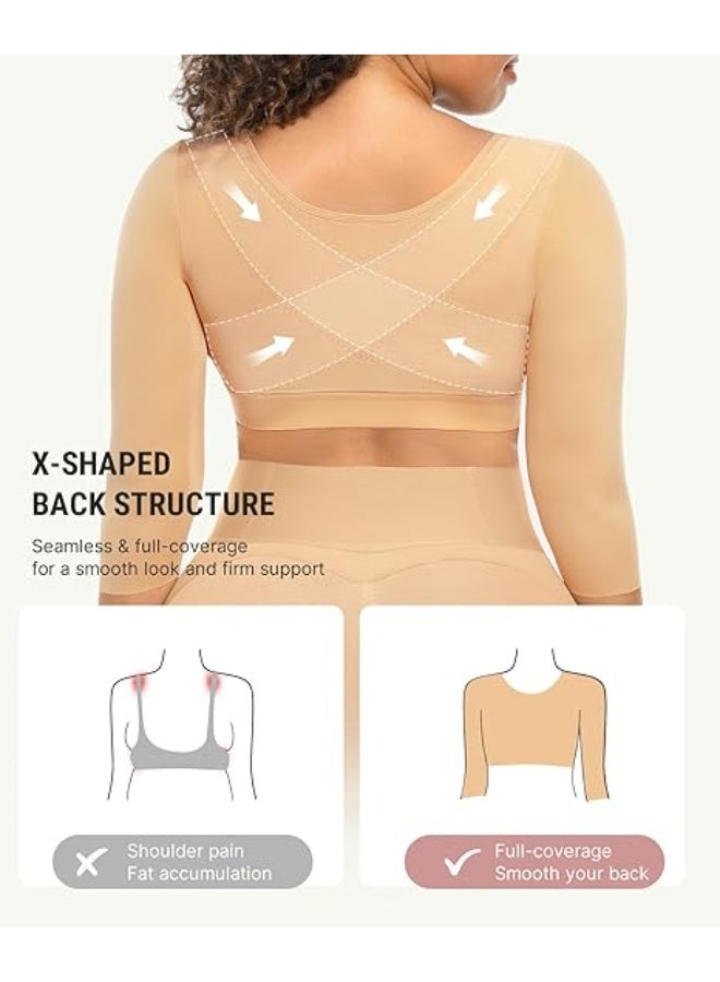 Bukela Womens Shaper Tops for Women Arm Compression Post Surgery Tank Top Shapewear - Image 2