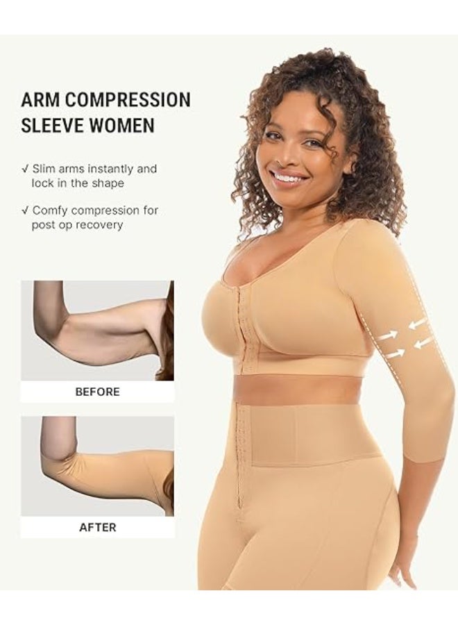 Bukela Womens Shaper Tops for Women Arm Compression Post Surgery Tank Top Shapewear - Image 4
