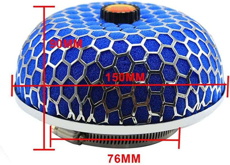 Wivplex Universal High Flow Air Intake Filter - Blue - Image 2