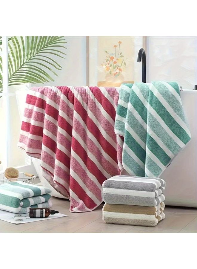 Green Soft Absorbent Quick Dry Bath Towel For Sports Fitness Camping Portable - Image 4