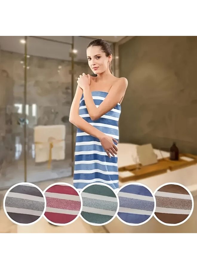 Green Soft Absorbent Quick Dry Bath Towel For Sports Fitness Camping Portable - Image 5