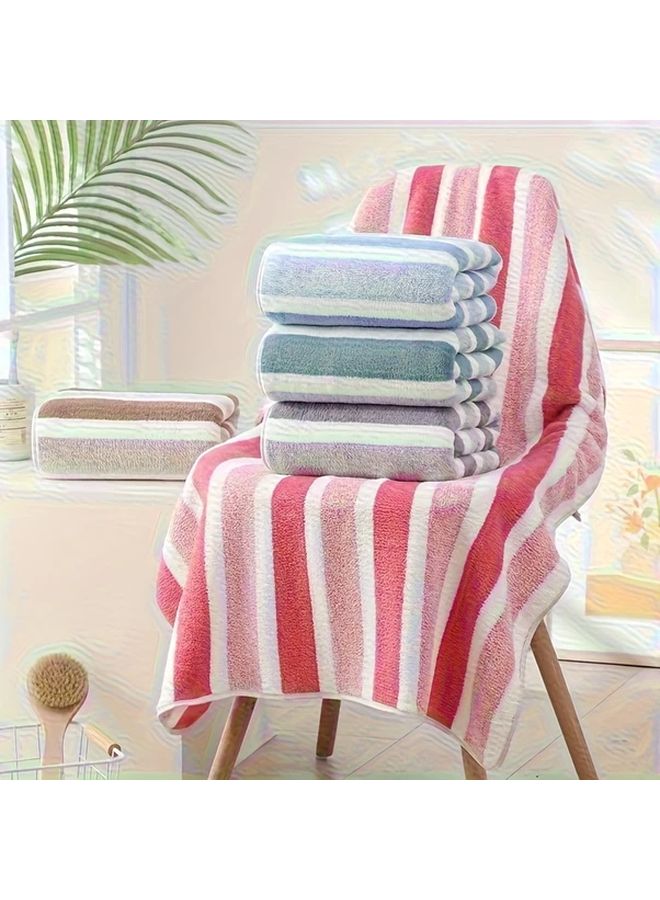 Green Soft Absorbent Quick Dry Bath Towel For Sports Fitness Camping Portable - Image 2