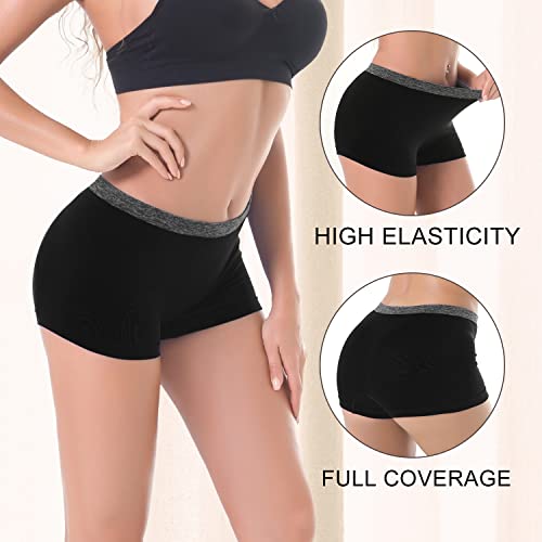 DEEP TOUCH Womens Seamless Underwear Boyshort Panties Boxer Briefs No Show Panty for Ladies Comfortable - Image 4