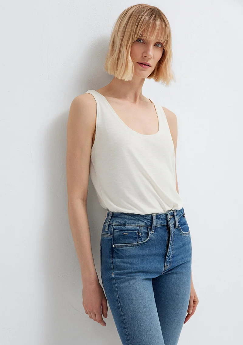 مافي Ecru Tank Top