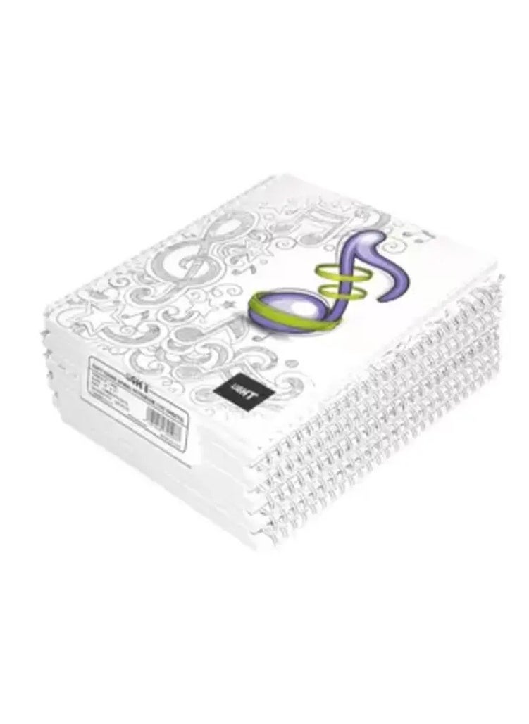 Light LIGHT Pack of 10 Spiral Soft Cover Notebook, Single Line, 9X7 Inches (22.86 X 20.32 CM) 100 Sheets -LINB971707S 