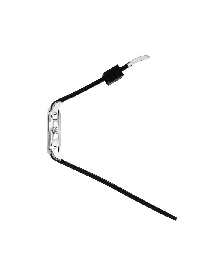 الفجر الساعة الكلاسيكية WJ-44RS  فضي/أسود - Image 5