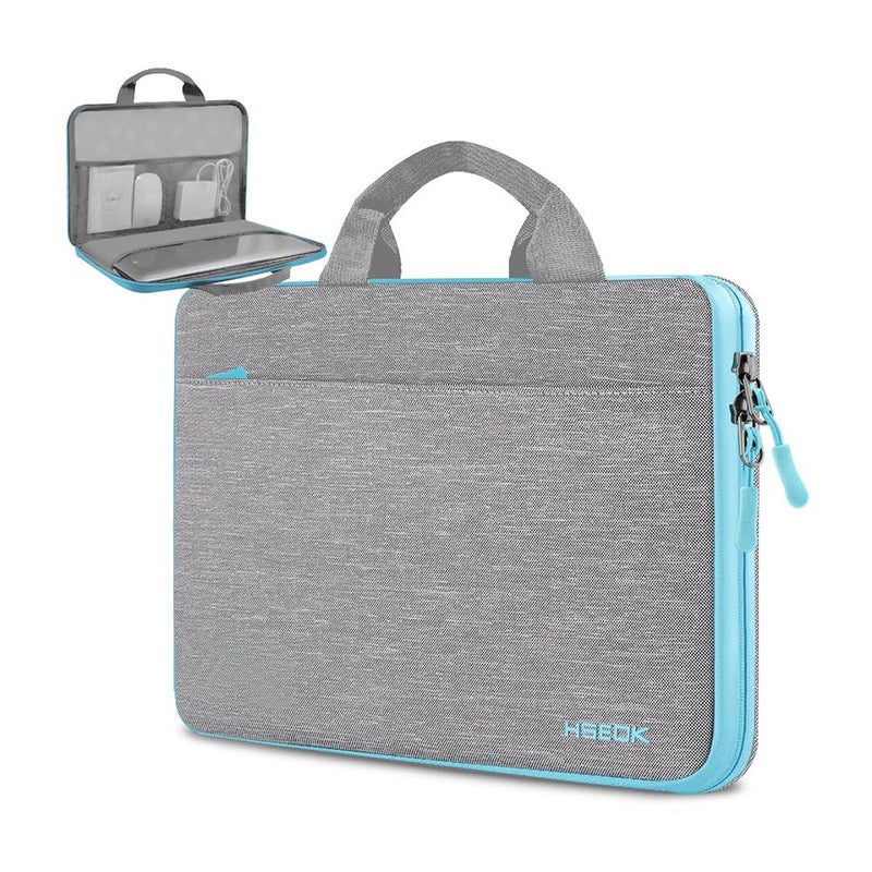 Hseok Laptop Sleeve 13-14 Inch Case Briefcase Compatible with MacBook Pro 14 inch M4/M3/M2/M1 All Model of 13.3 Inch Mac Air/Pro, XPS 13 14, Most Popular 13"-14" Notebooks,L01G02 - Image 1