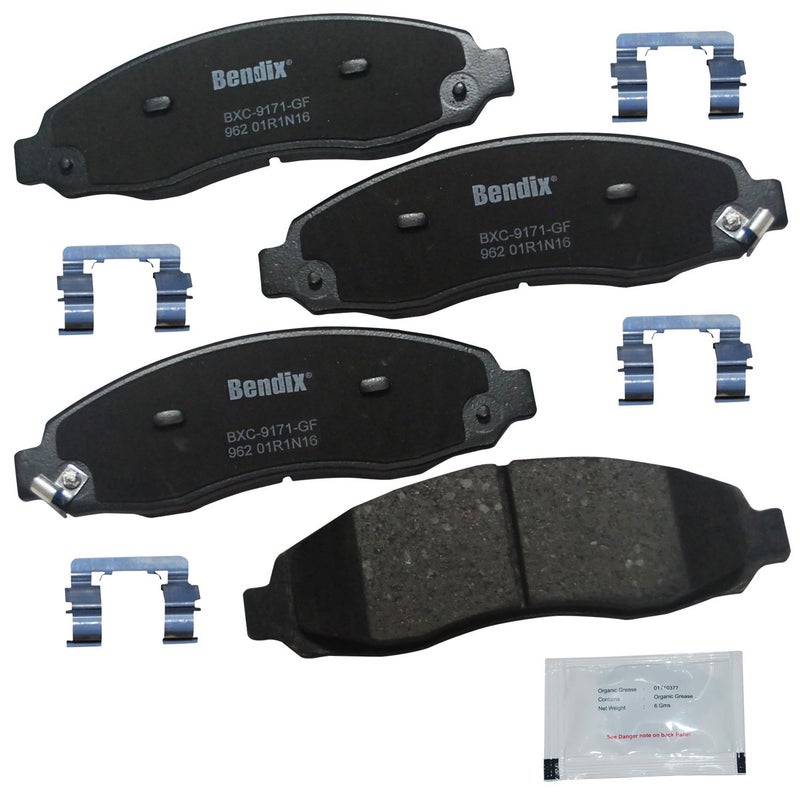 Bendix Priority1 CFC962 Ceramic Front Brake Pads for Dodge Dakota 2004-2003 - Image 4